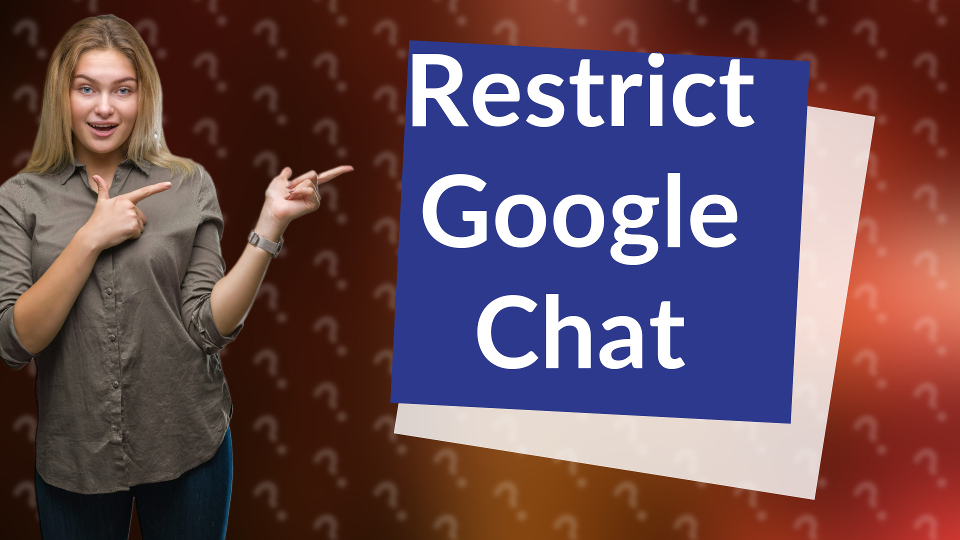 Restrict Google Chat