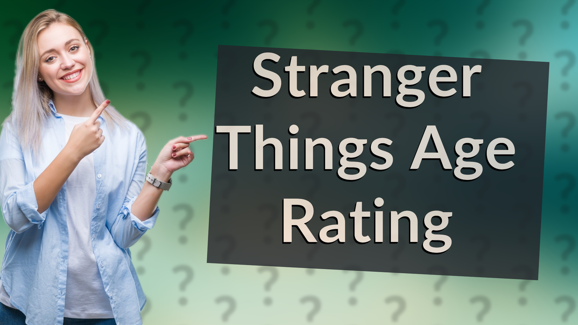 Stranger Things Age Rating