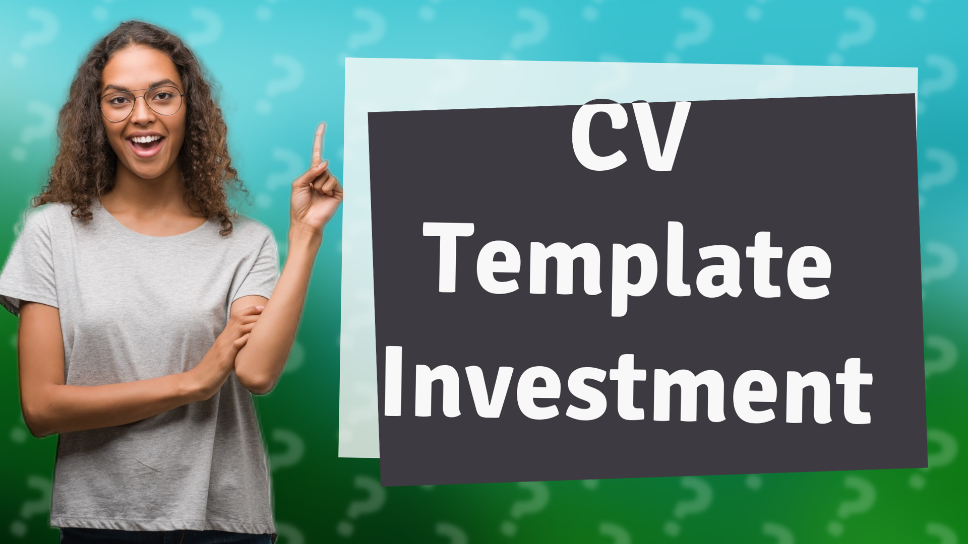 CV Template Investment