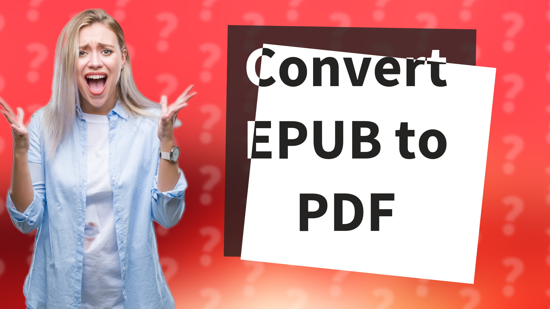 Convert EPUB to PDF