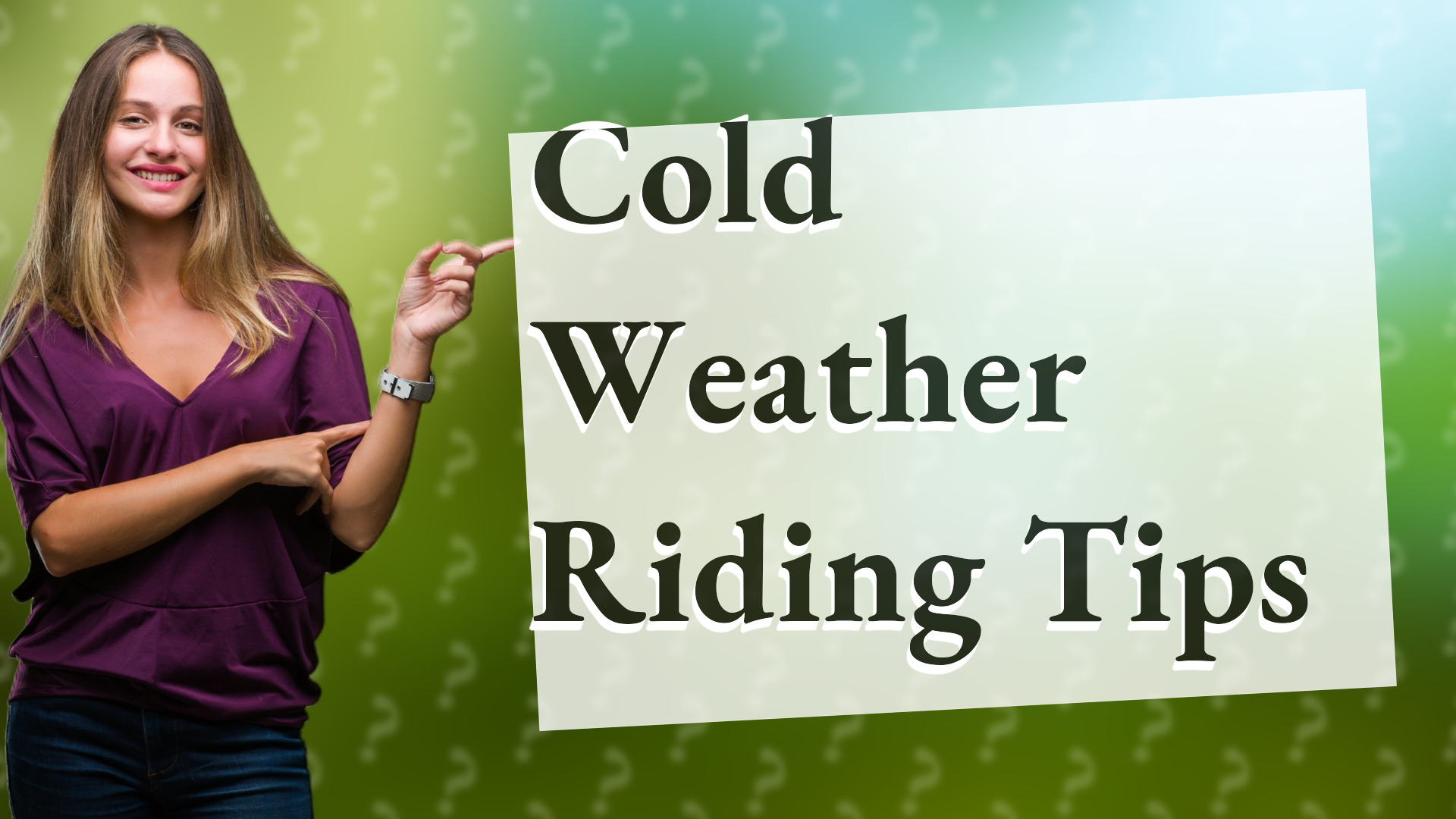 Cold Weather Riding Tips