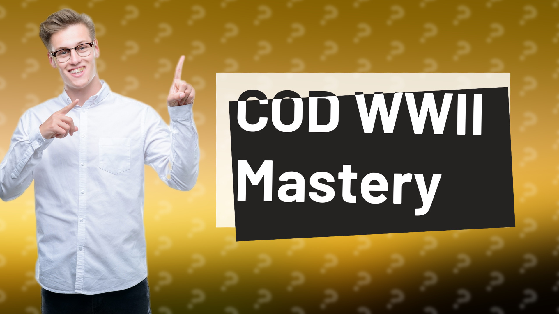 COD WWII Mastery