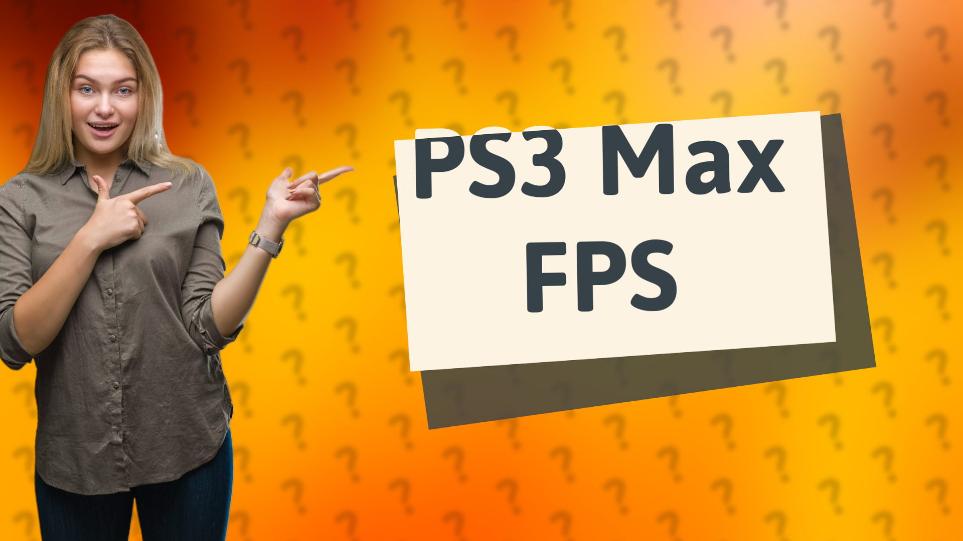 PS3 Max FPS