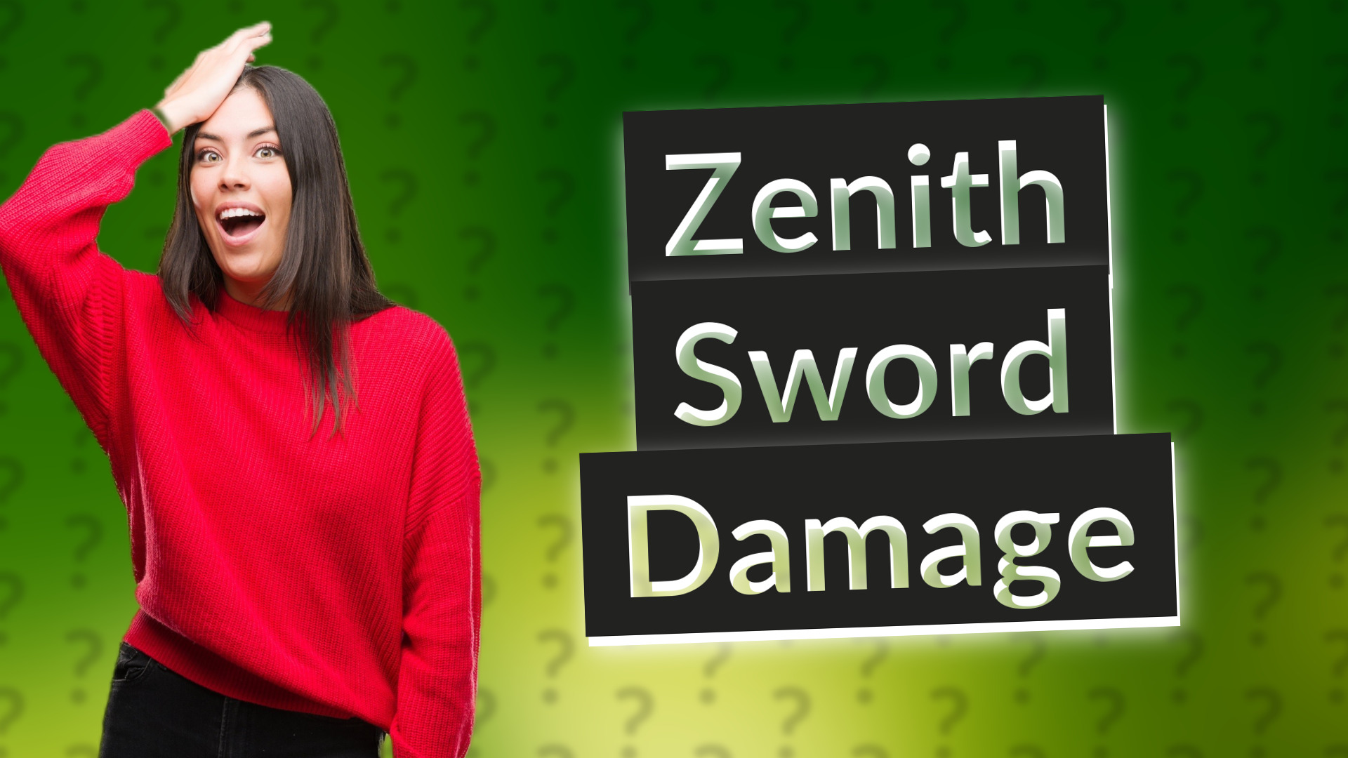 Zenith Sword Damage