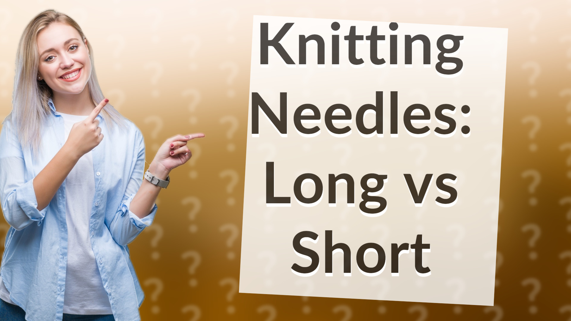 Knitting Needles: Long vs Short