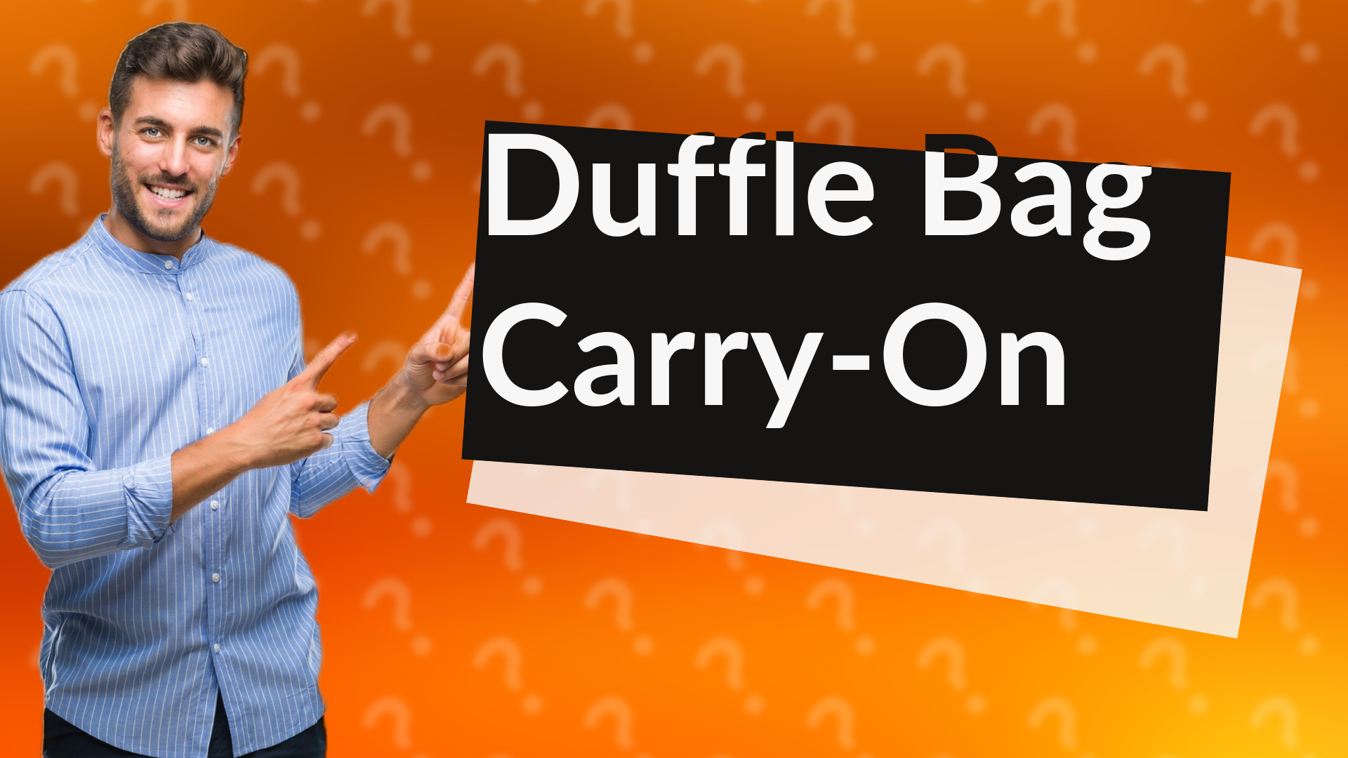 Duffle Bag Carry-On