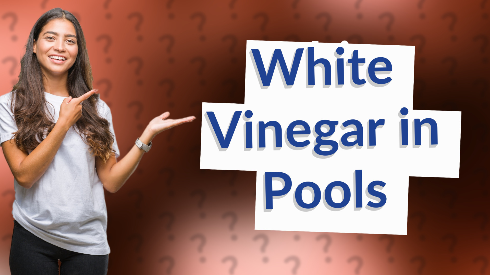 White Vinegar in Pools