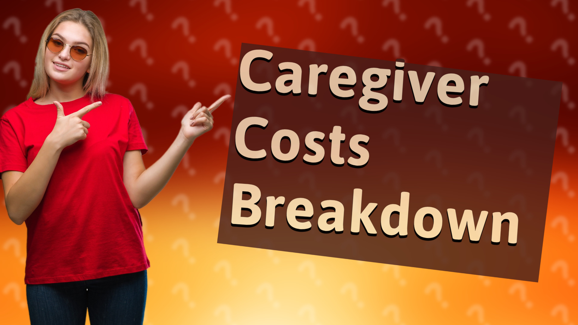 Caregiver Costs Breakdown