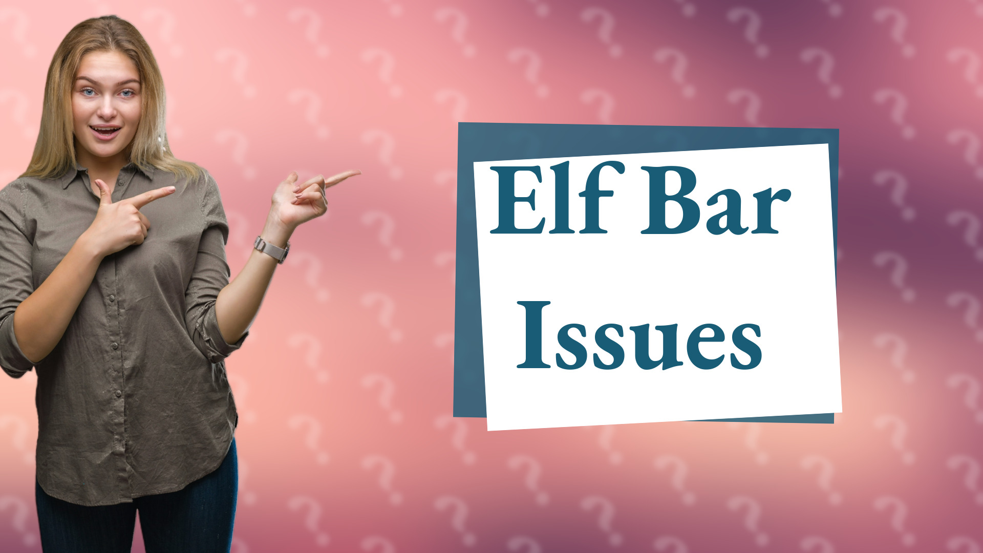 Elf Bar Issues