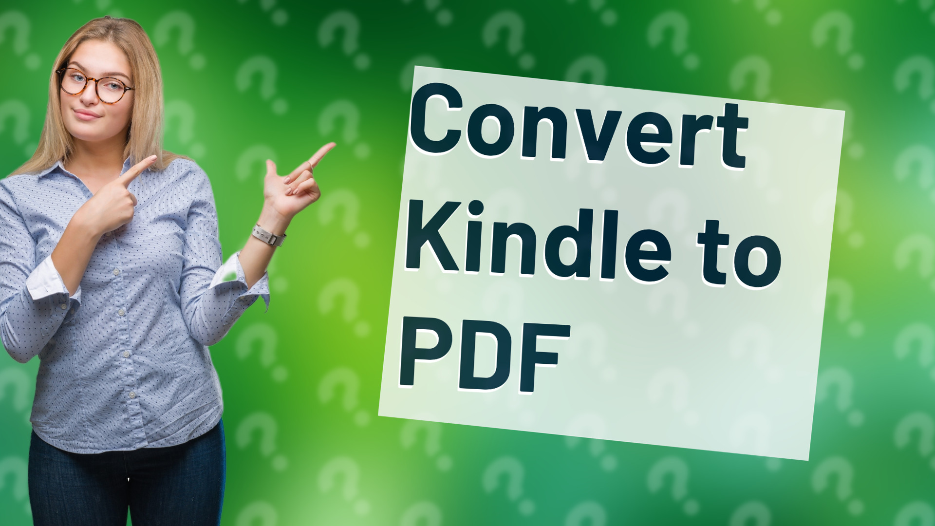Convert Kindle to PDF