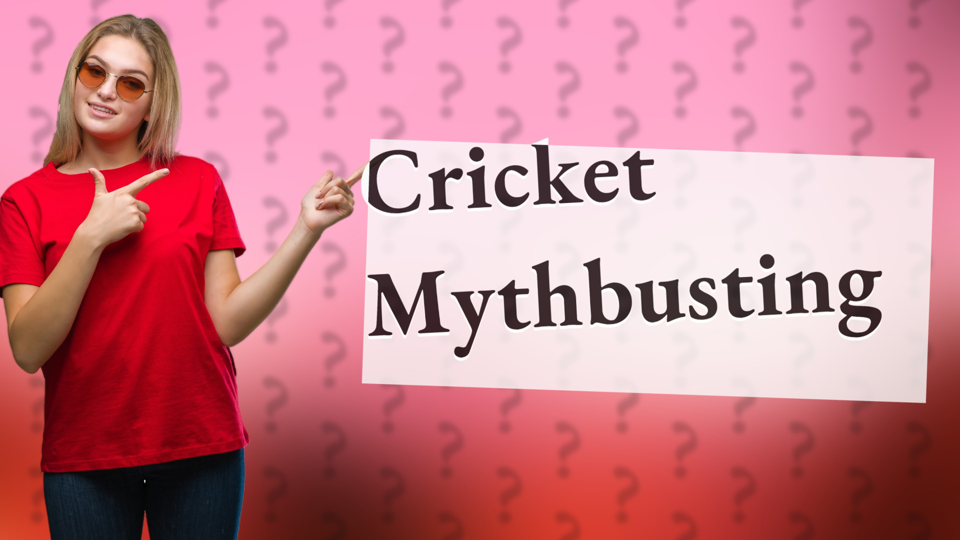 Cricket Mythbusting