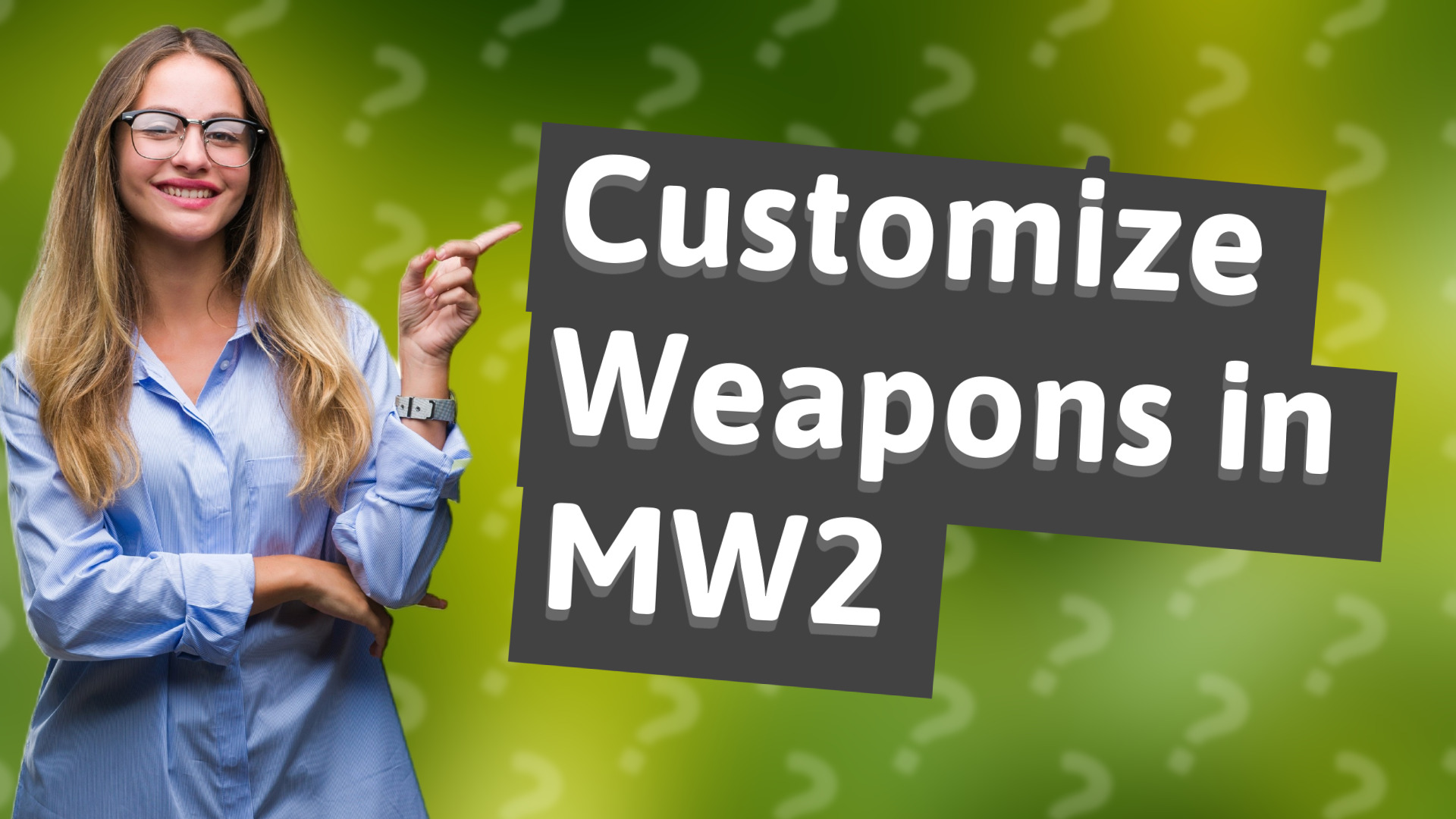 Customize Weapons in MW2