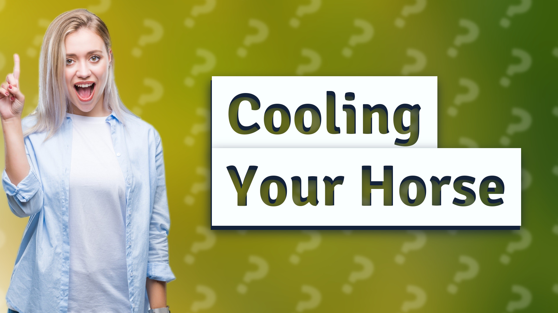 Cooling Your Horse