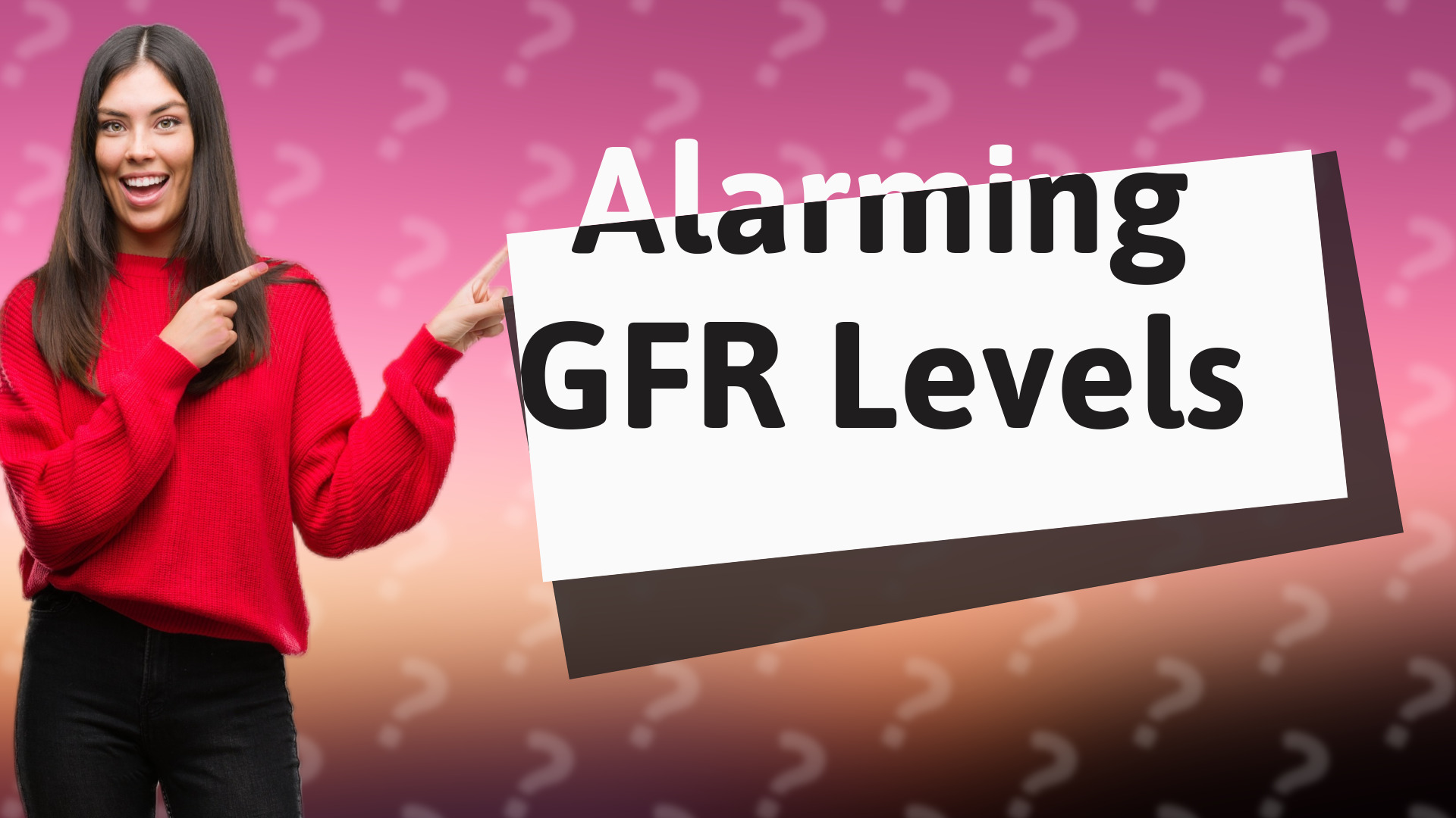 Alarming GFR Levels