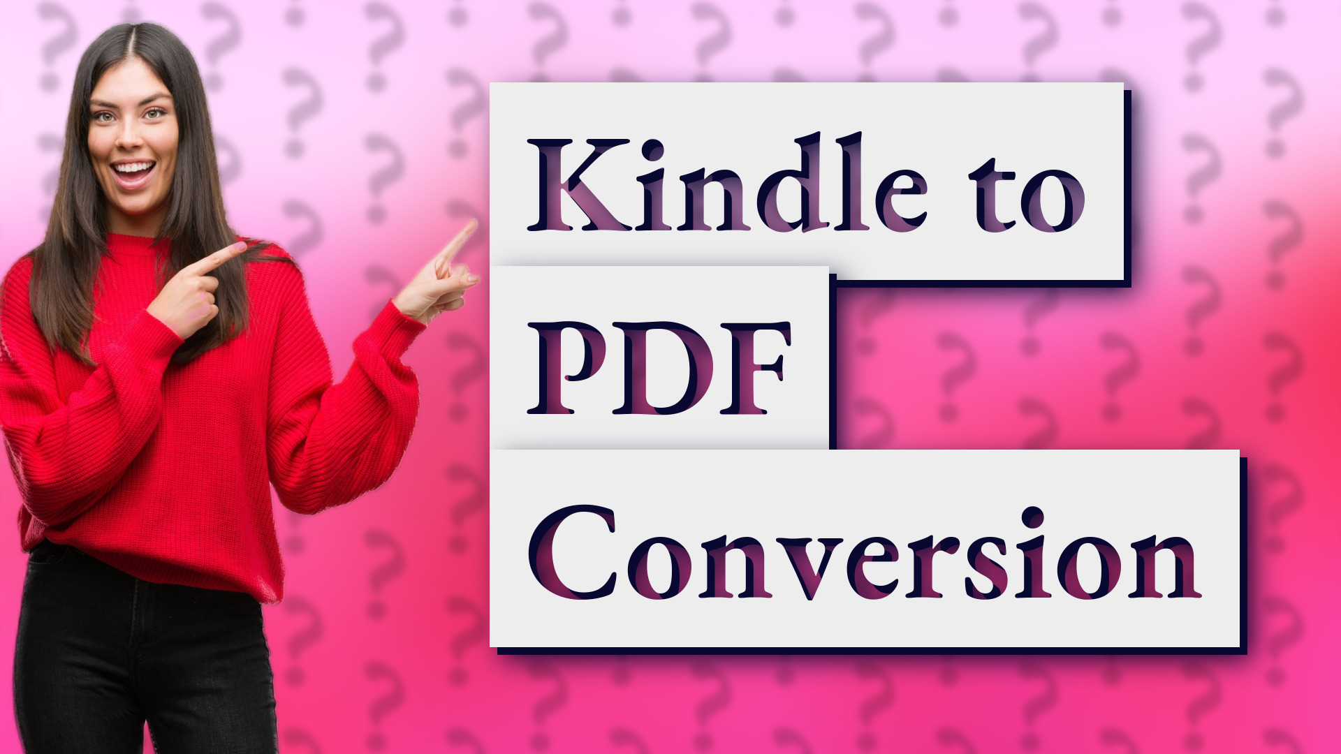 Kindle to PDF Conversion
