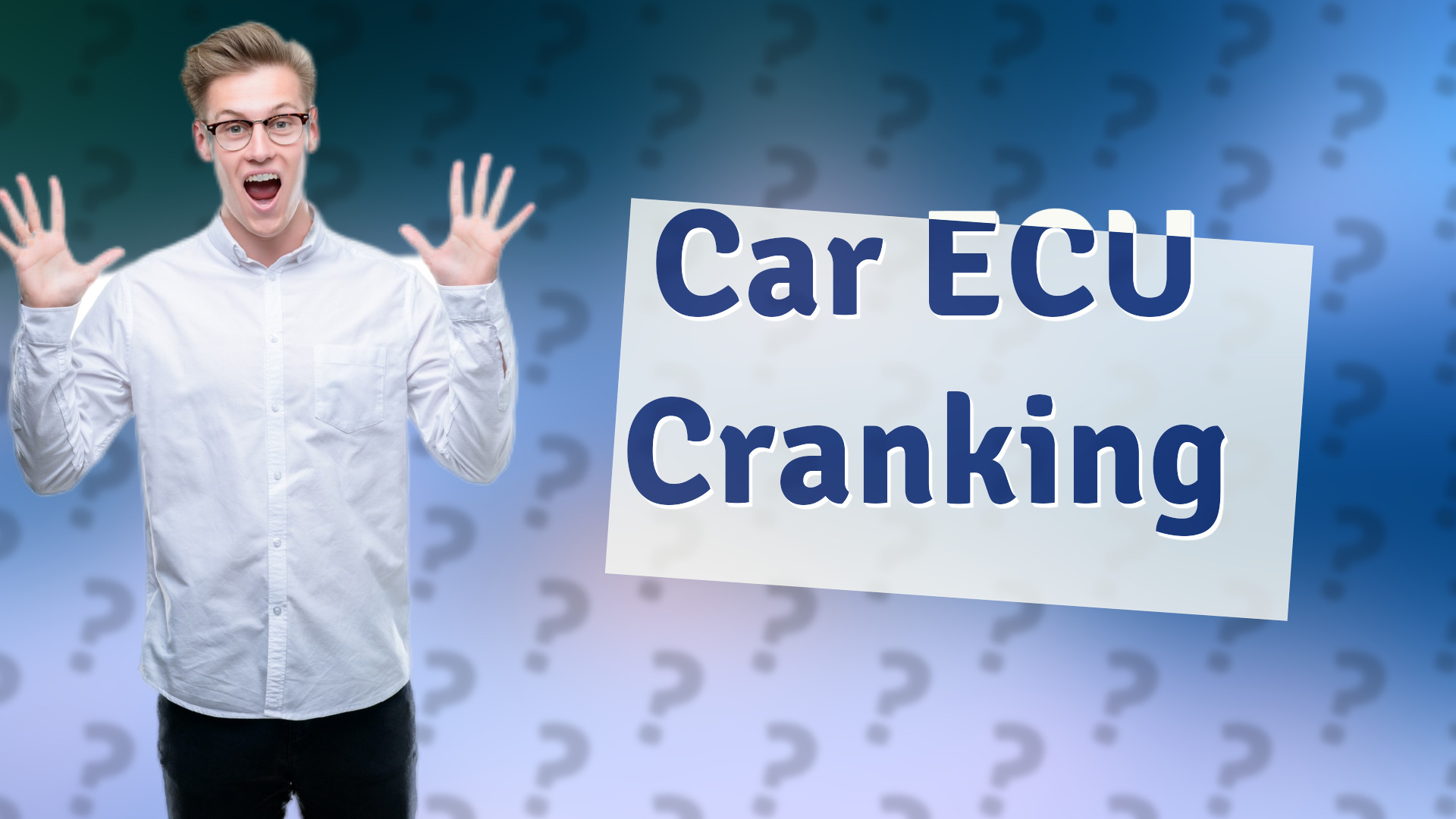 Car ECU Cranking