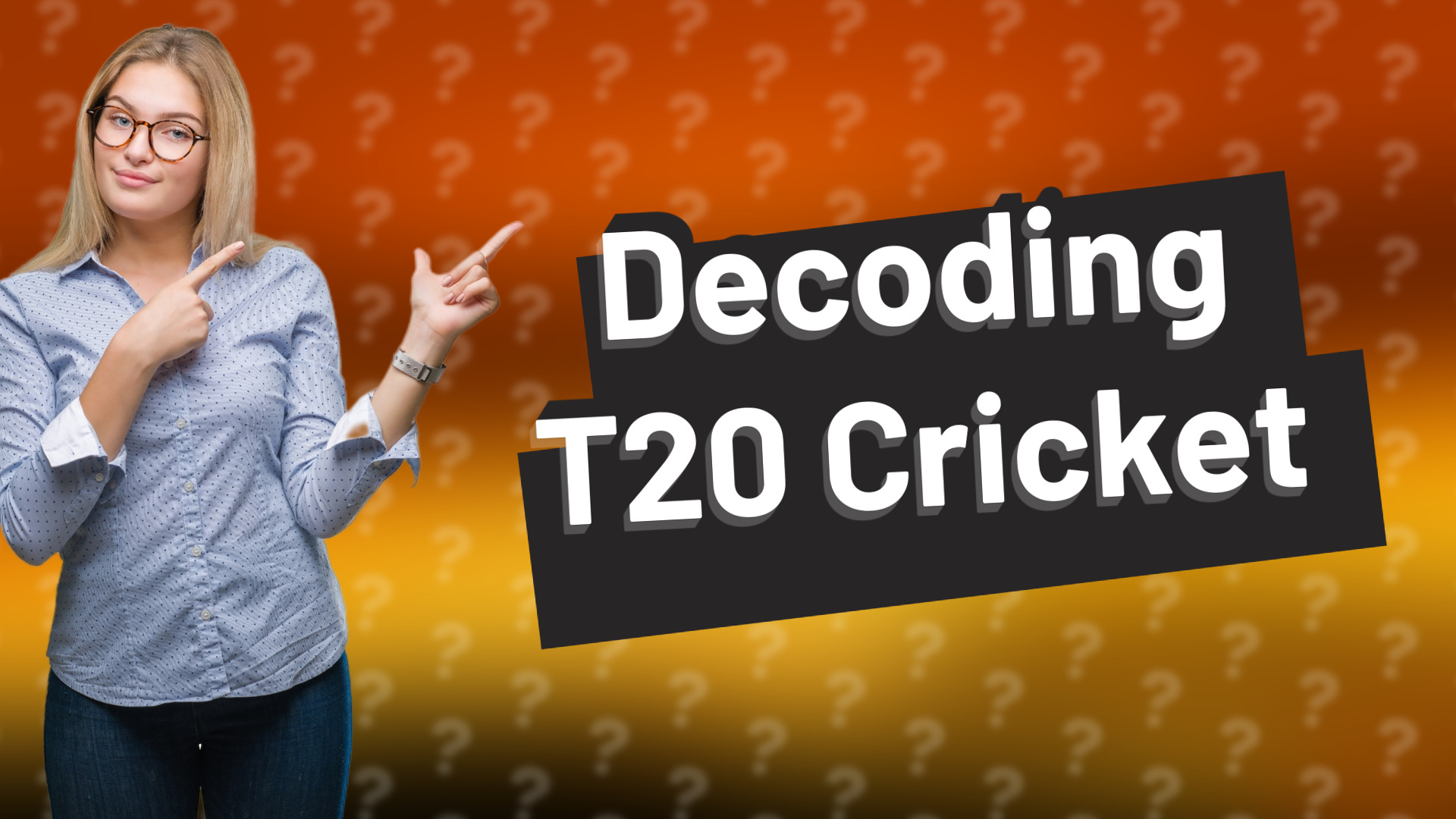 Decoding T20 Cricket
