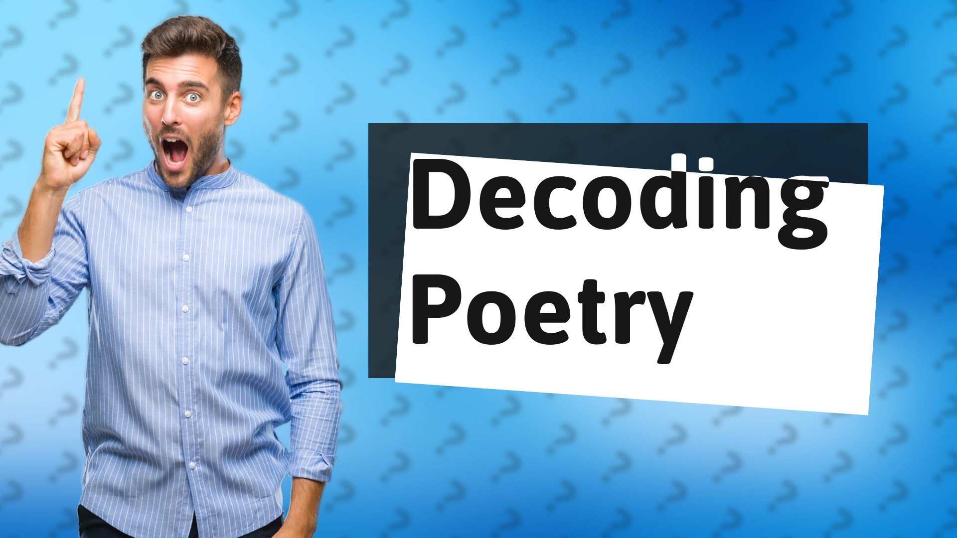 Decoding Poetry
