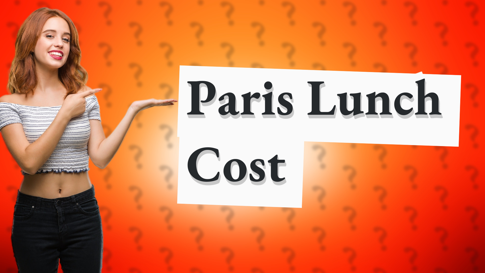 Paris Lunch Cost