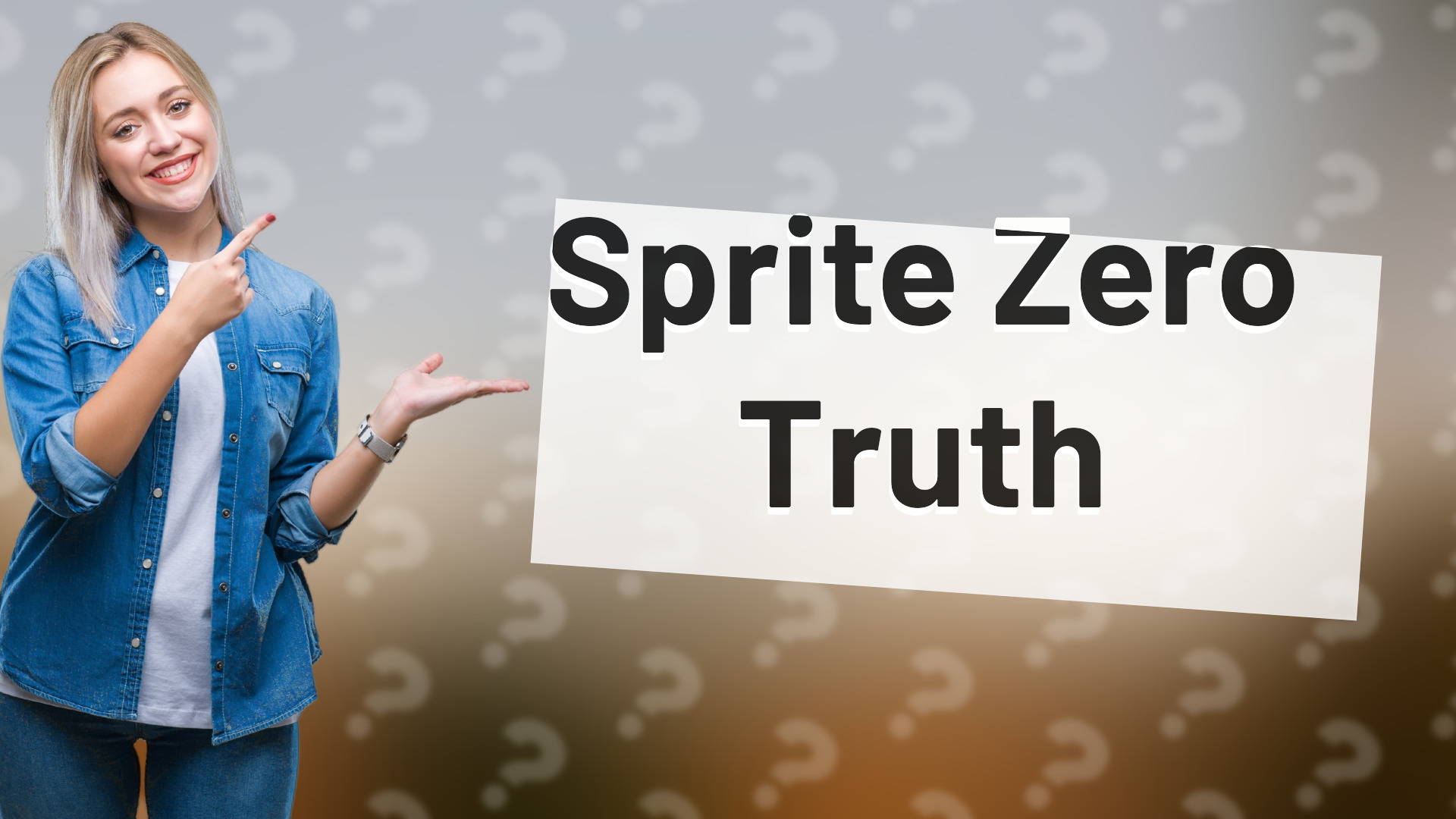 Sprite Zero Truth