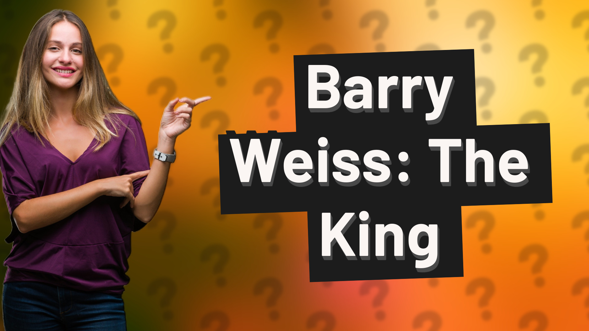 Barry Weiss: The King