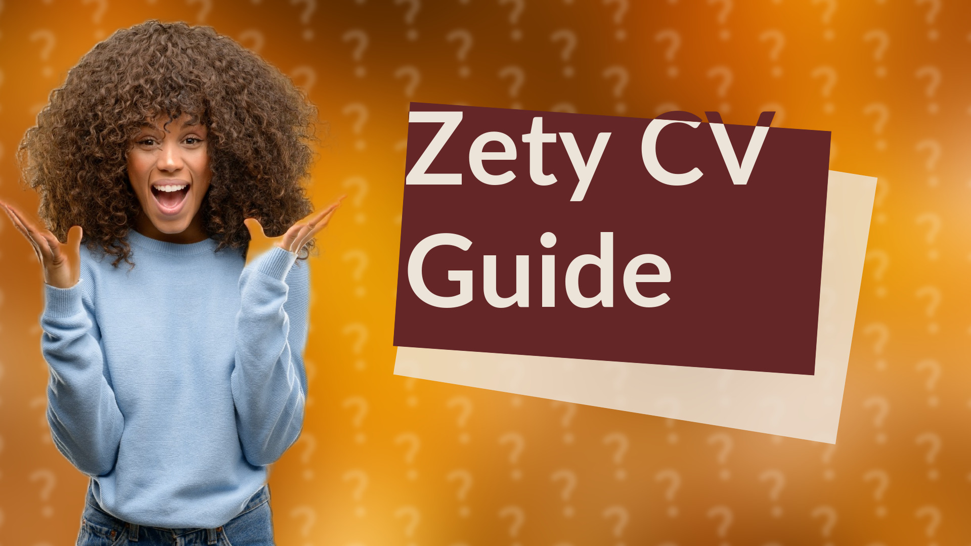Zety CV Guide