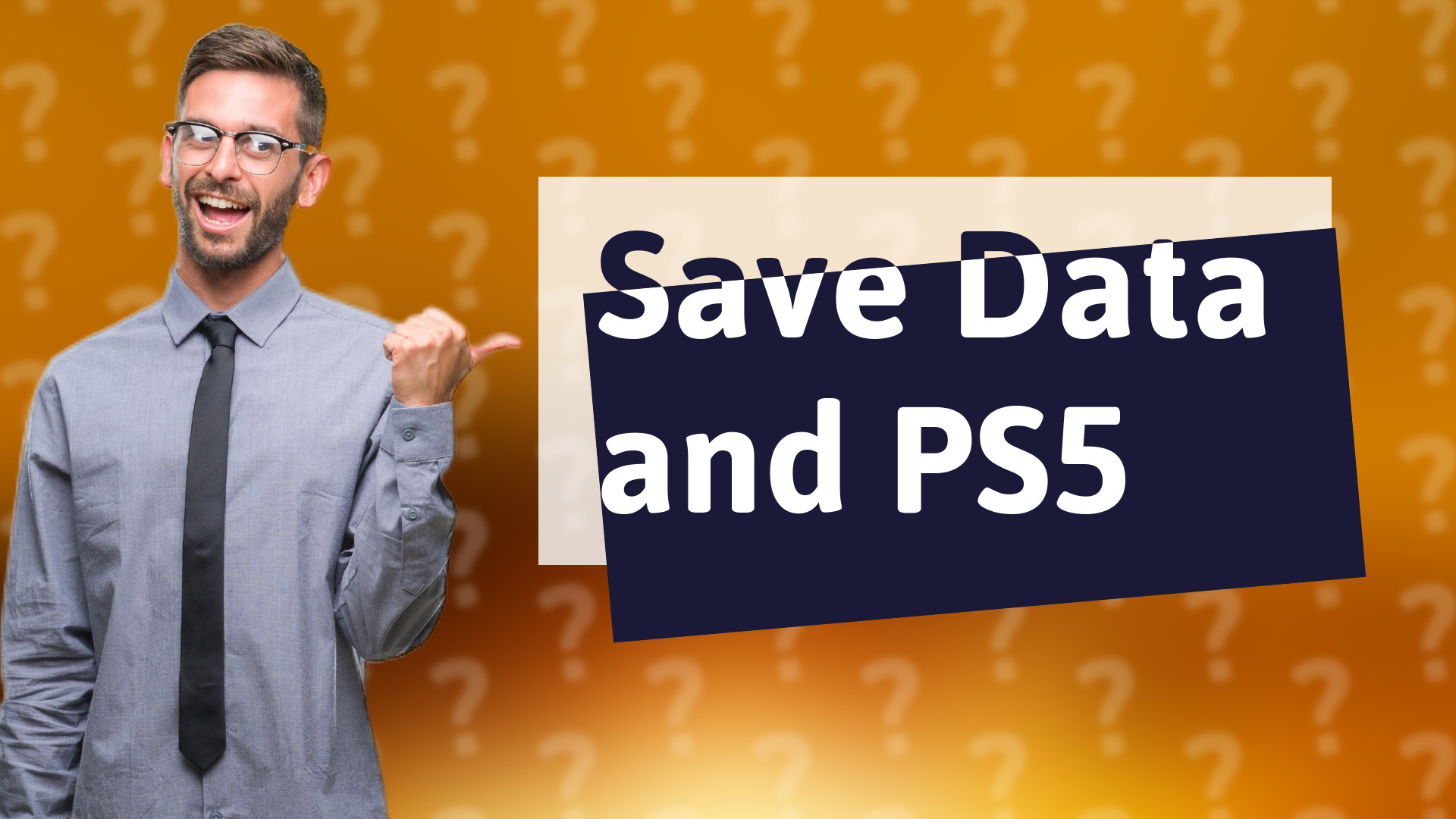 Save Data and PS5