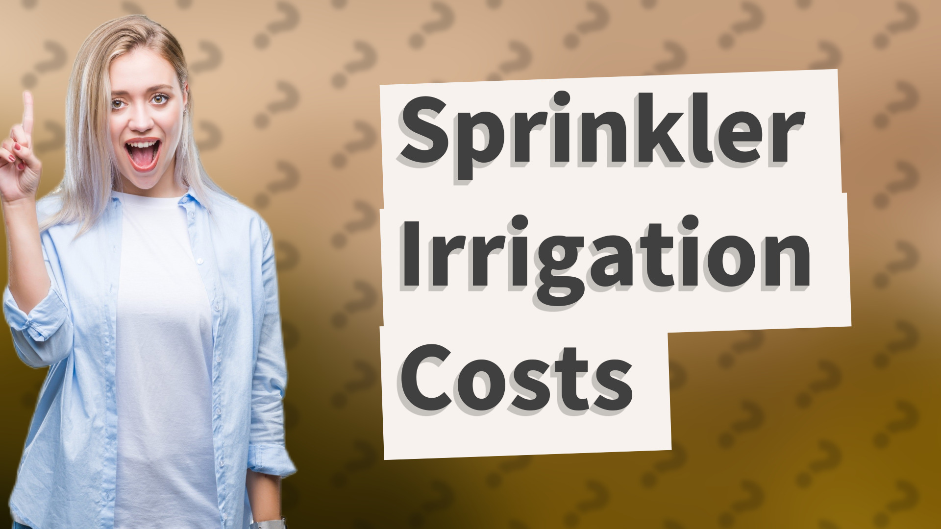 Sprinkler Irrigation Costs