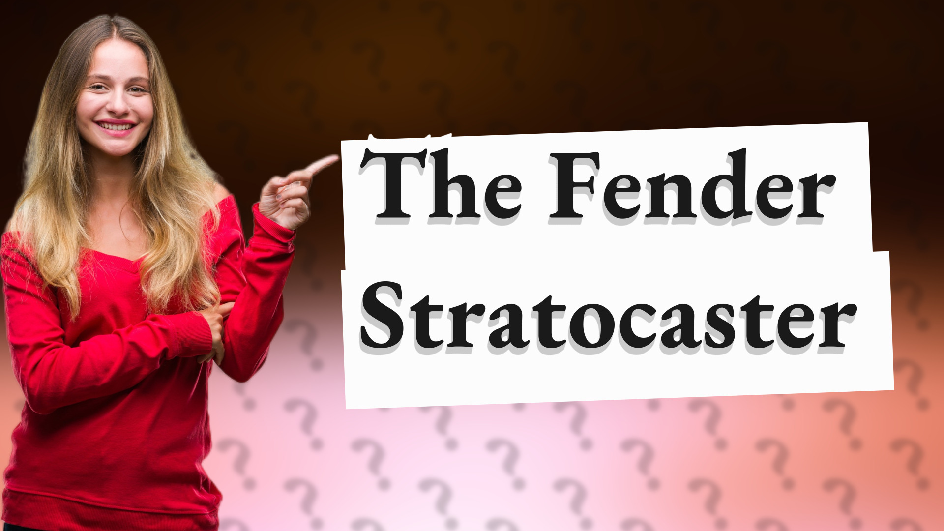The Fender Stratocaster