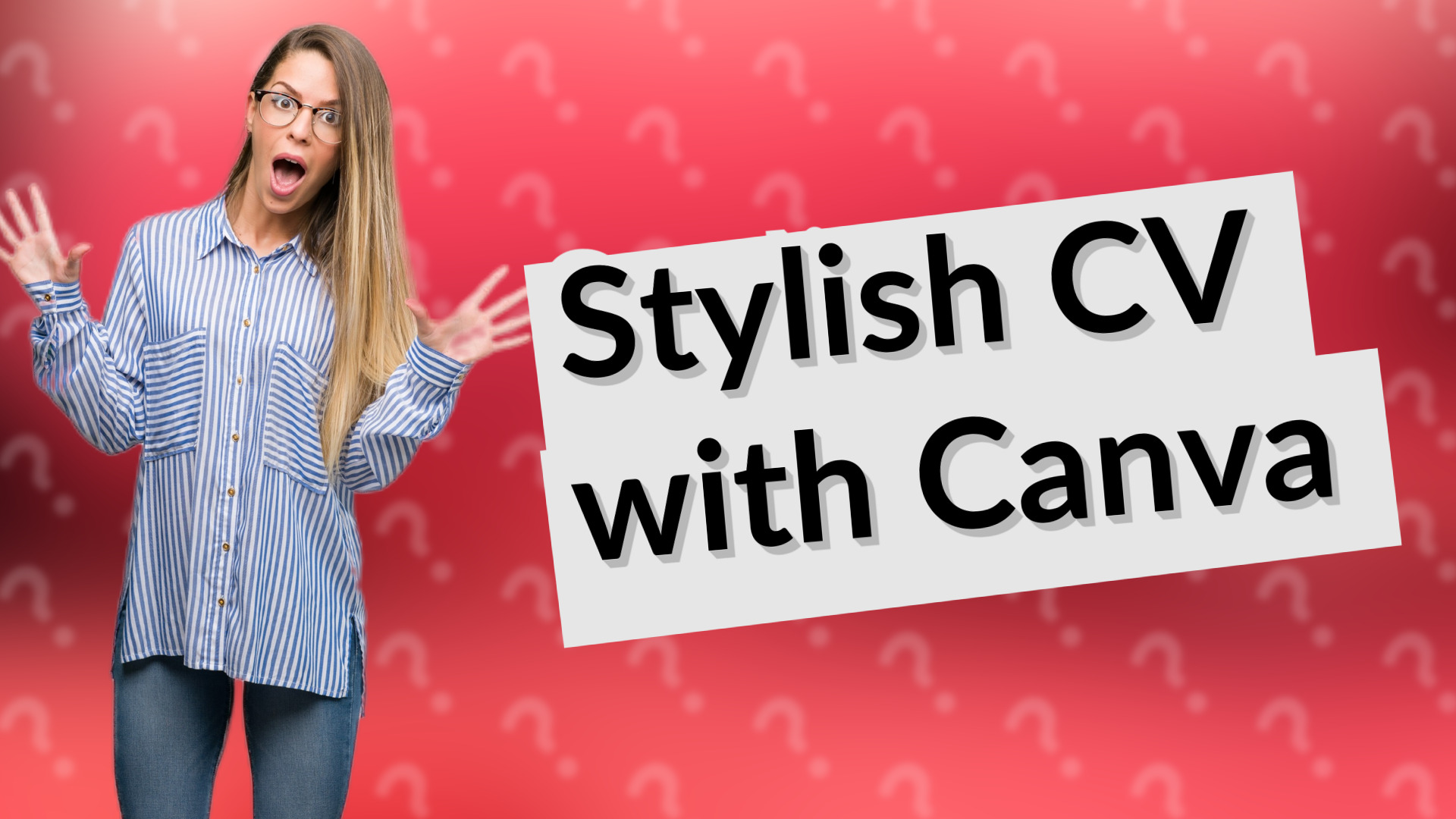 Stylish CV with Canva