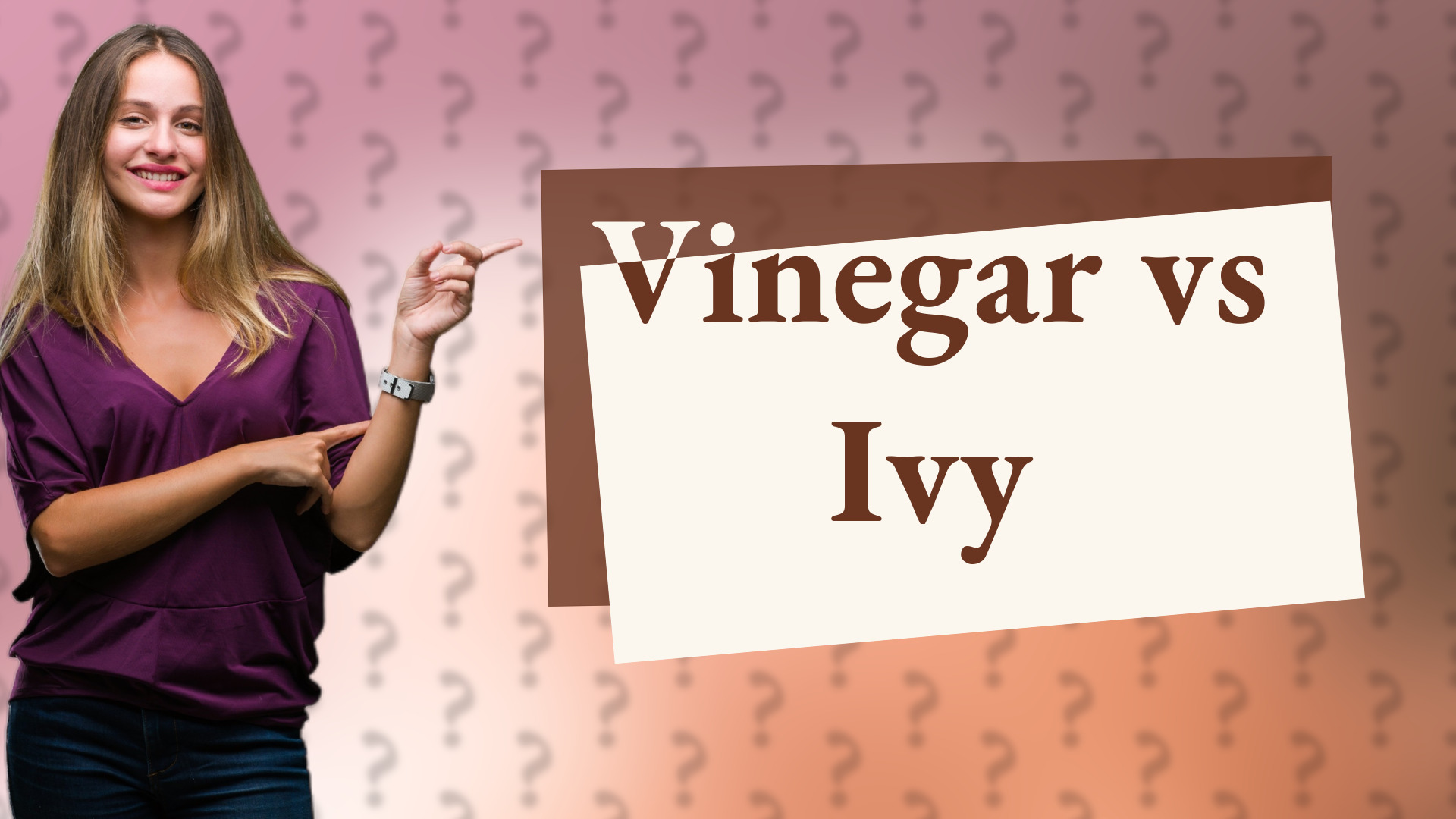 Vinegar vs Ivy