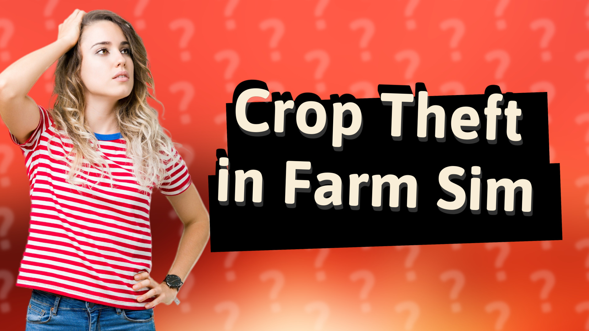 Crop Theft in Farm Sim